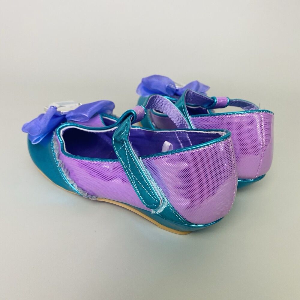 Disney Ariel Little Mermaid Heel Dress Up Shoes Girls Size 13/1 Costume Princess - Picture 5 of 10